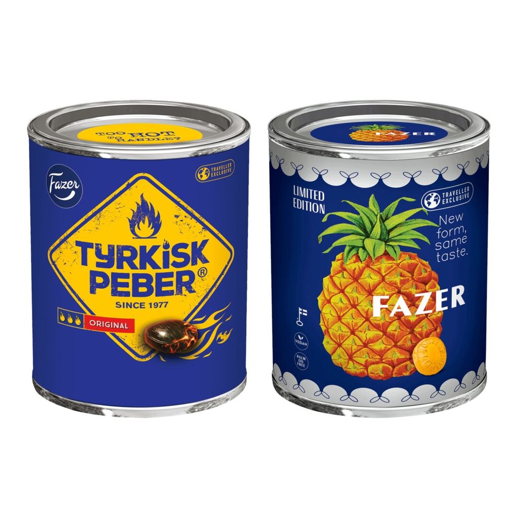 2 × Fazer Tins