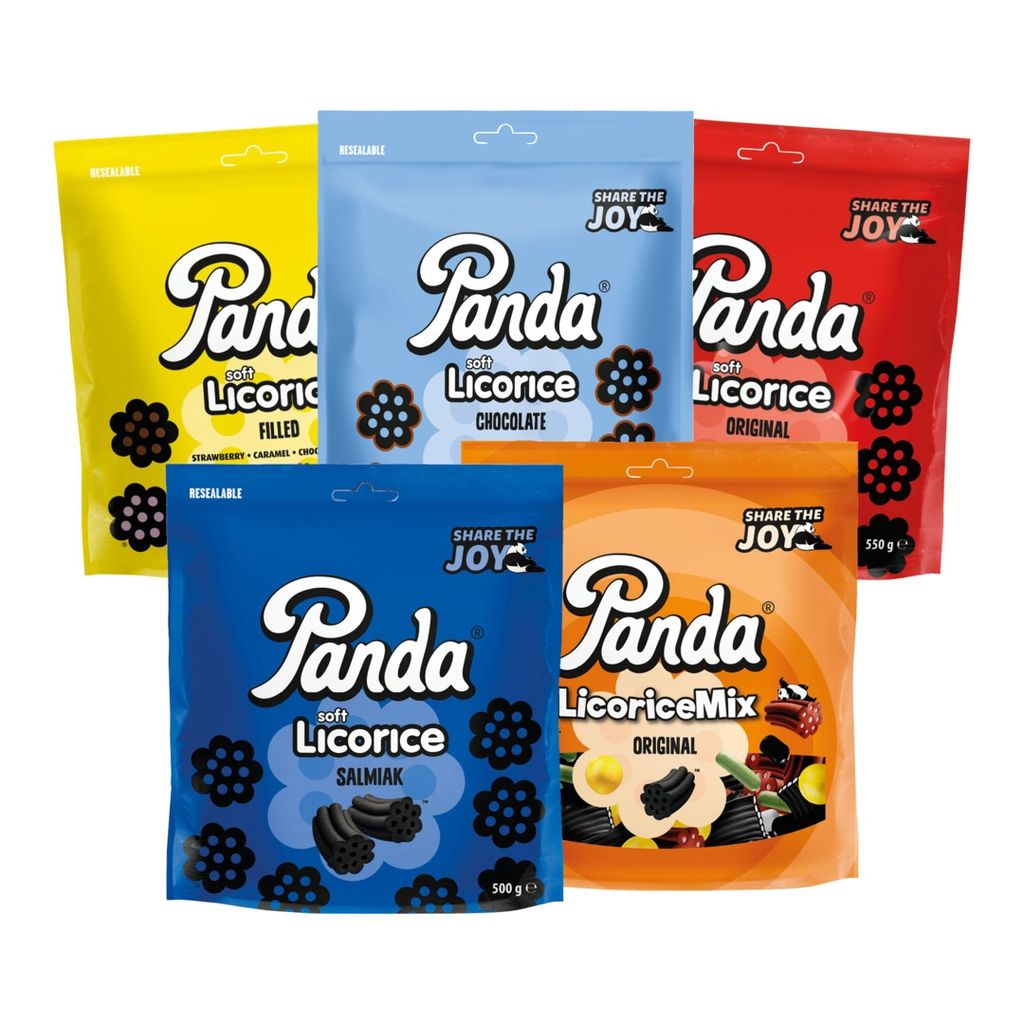 2 × Panda Licorice