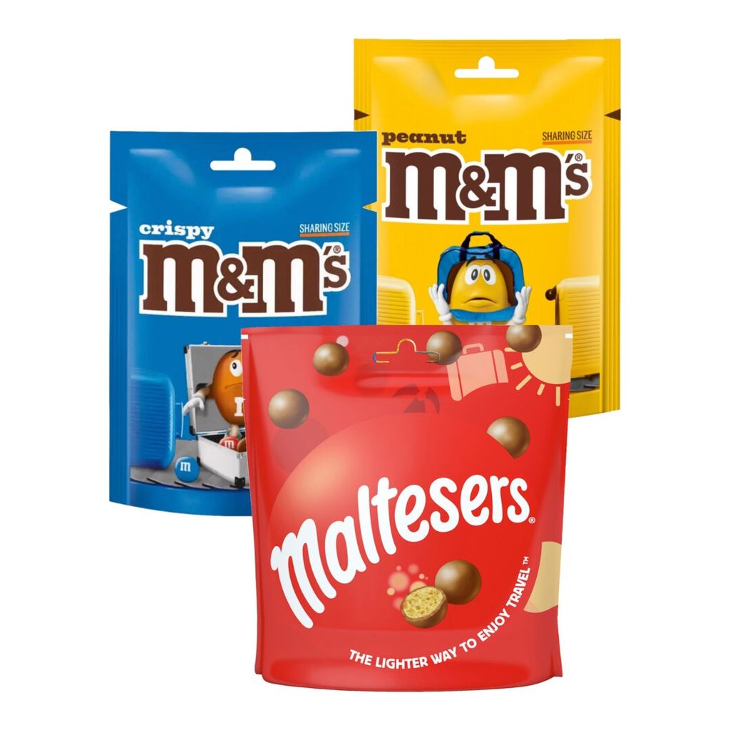 2 × M&M and Maltesers Pouch