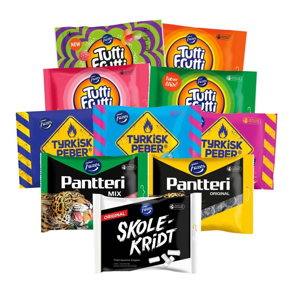 3 × Fazer Sugar Bags