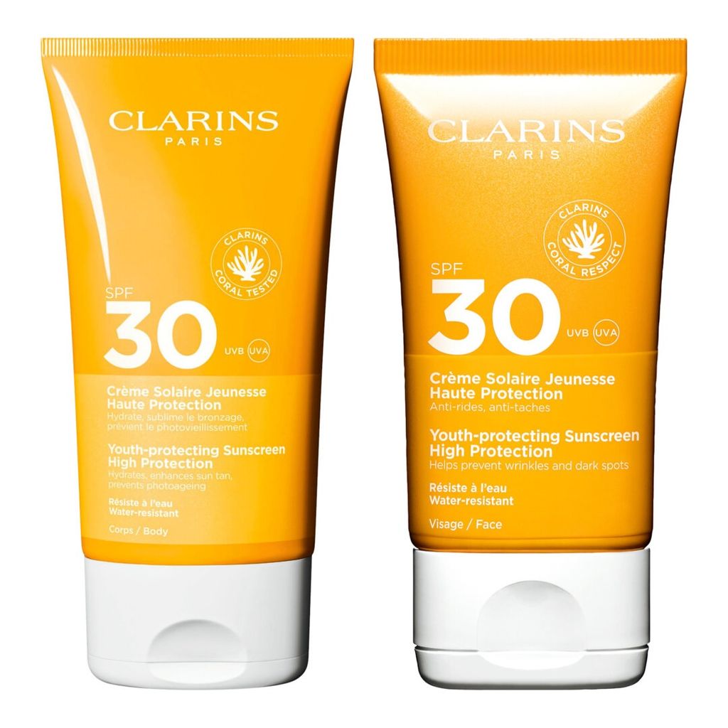 2 × Clarins